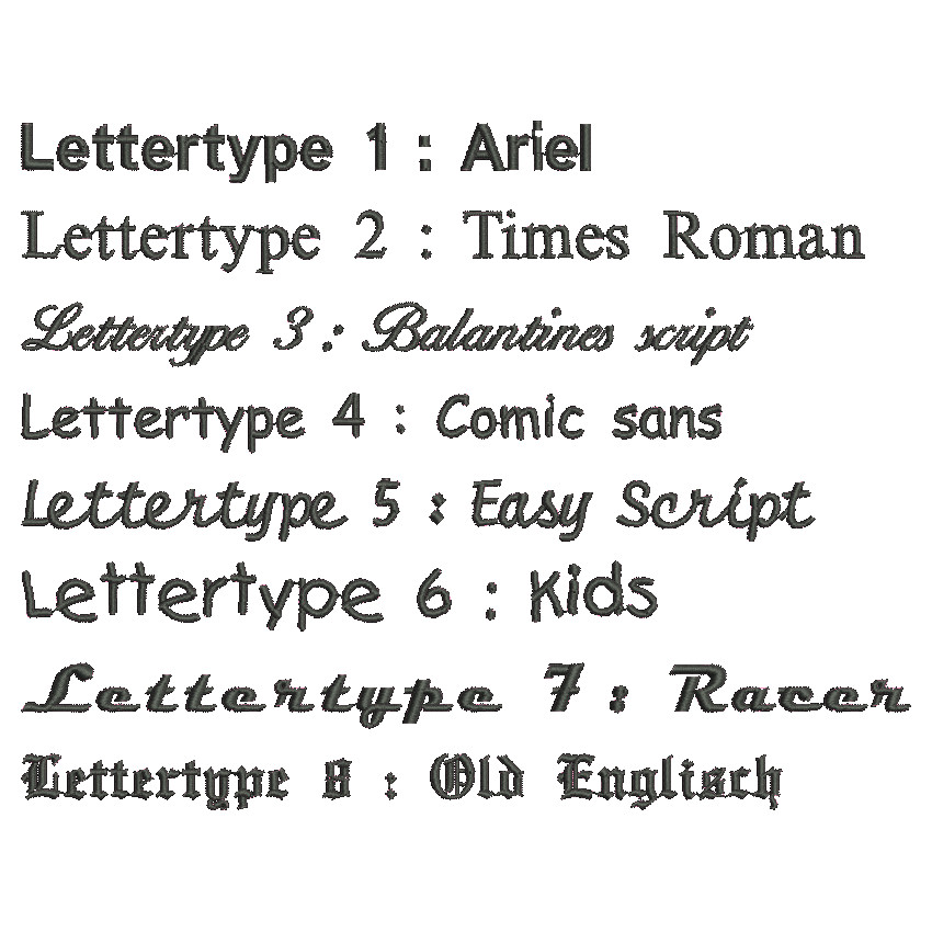 Lettertypeblad