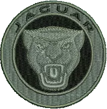 Jaguar grill logo zwart
