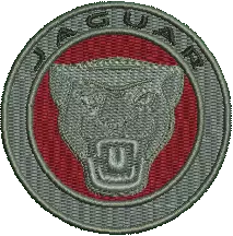 Jaguar grill logo rood