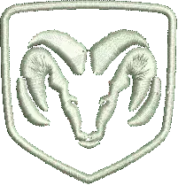 Ram logo kop zilver