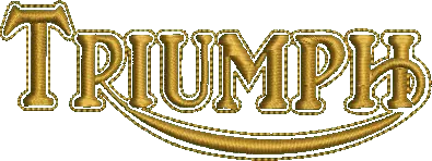 Triumph logo goud 64