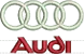 Audi logo zilver