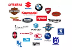 motor logo, borduring, kleding