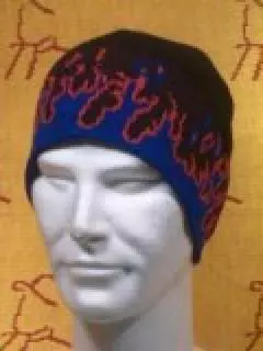 skate beanie tribal zwart