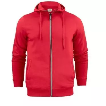 Hoody met rits Heren red