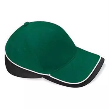multicolor cap Groen-zwart-wit