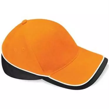 multicolor cap Oranje-zwart-wit