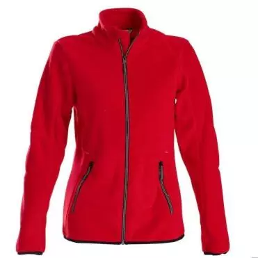 Fleecevest Dames red