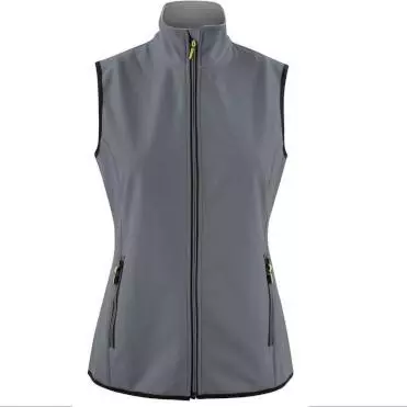 Softshell vest Dames grey