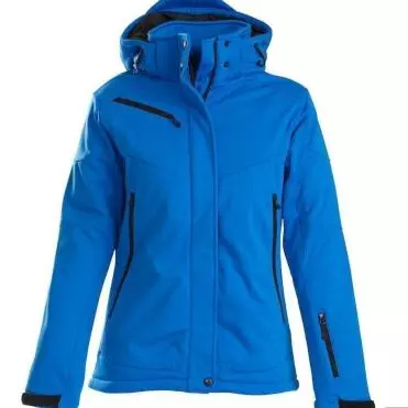 Gevoerde softshell jas Dames ocean