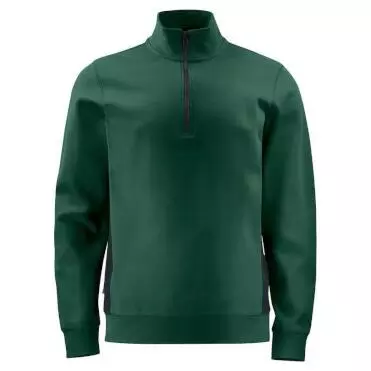 Sweatshirt Heren met rits green