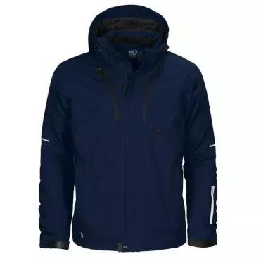 Softshell jas werk gevoerd navy