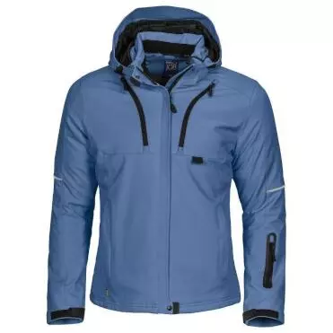 Softshell jas gevoerd Dames blue