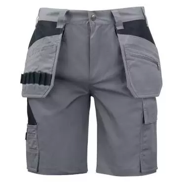 Werkbroek kort easycare grey