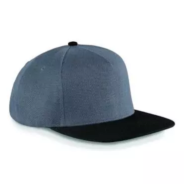 snapback grijs-zwart