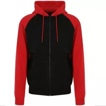 Hoodie Zwart-rood