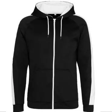 Hoodie rits Zwart-wit