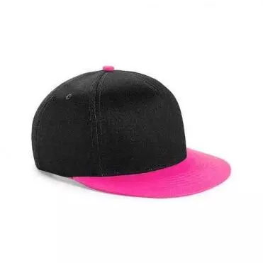 Kindersnapback zwart-fuchsia