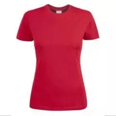 Heavy t-shirt Dames red