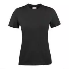 Heavy t-shirt Dames black