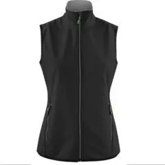 Softshell vest Dames black
