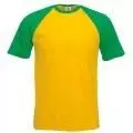 T-shirt Geel-groen