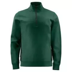 Sweatshirt Heren met rits green