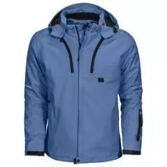 Softshell jas werk gevoerd blue