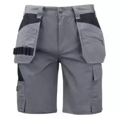 Werkbroek kort easycare grey