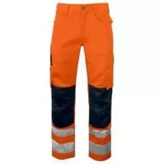 Werkbroek iso-2 oranje-zwart