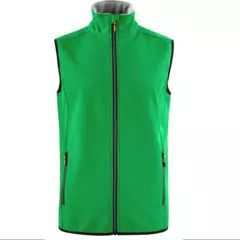 Softshell vest Heren green