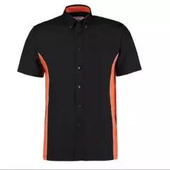 multicolor blouse-zwart-oranje