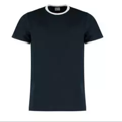 Multicolor T-shirt navy-wit