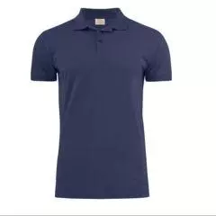 polo strech heren marine