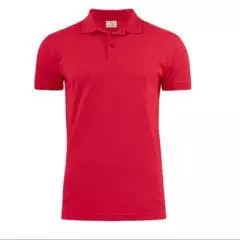 polo strech heren rood