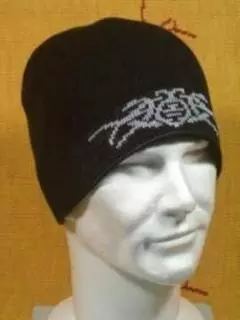 skate beanie tribal zwart