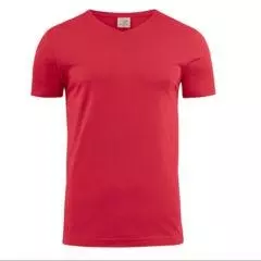 t-shirt heavy heren rood