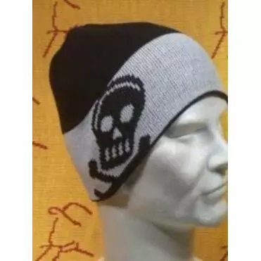 skate beanie doodshoofd-1