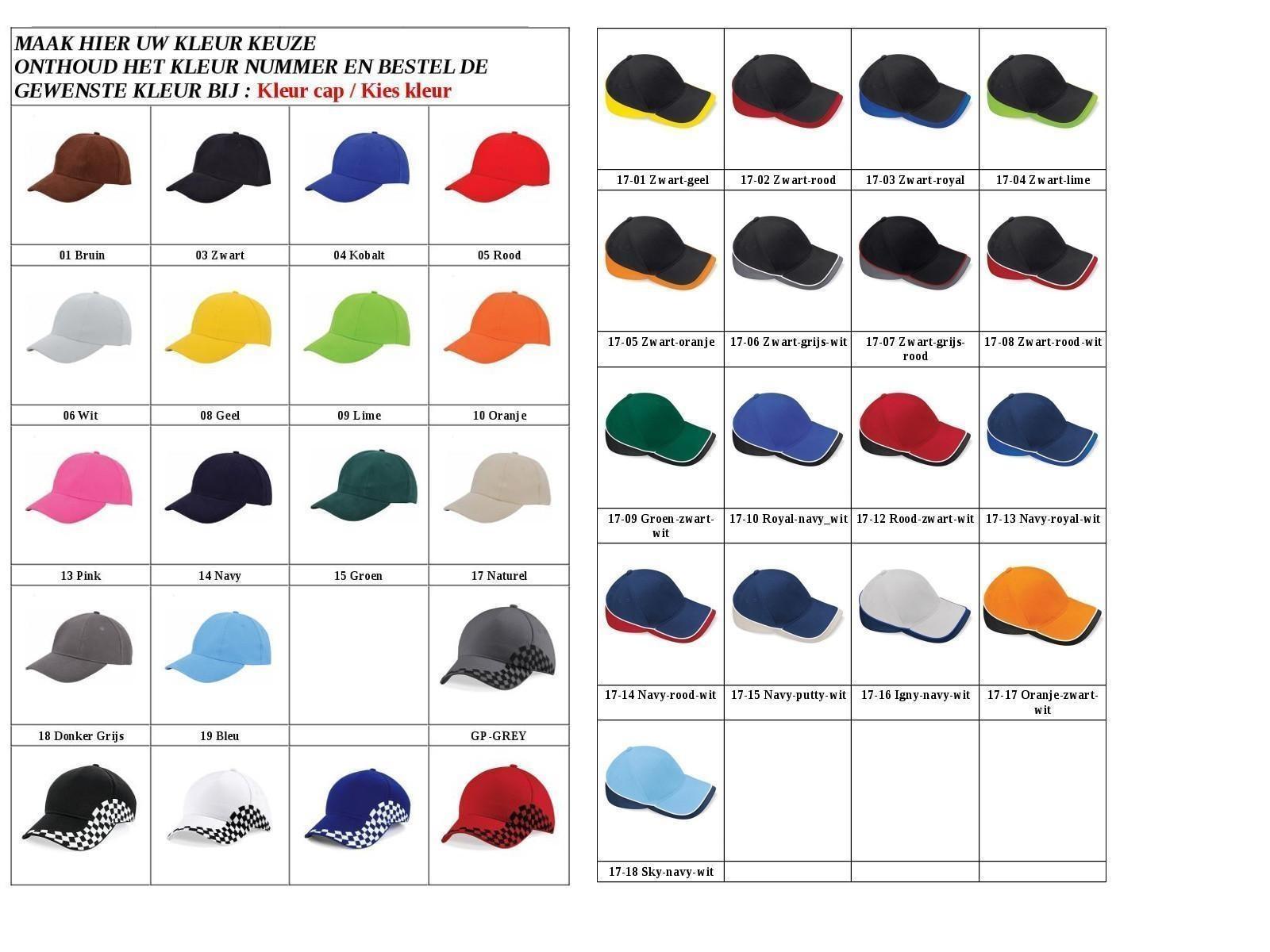 capkleuren