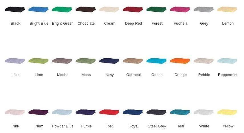 handdoek kleuren
