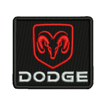 Dodge-23-badge-Zwart