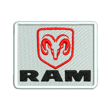 RAM-badge wit