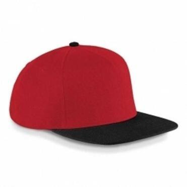 snapback rood-zwart