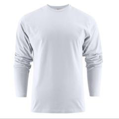 Heavy t-shirt LS Heren white