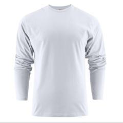 Heavy t-shirt LS Heren white