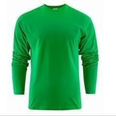 Heavy t-shirt LS Heren green