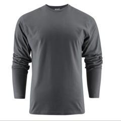 Heavy t-shirt LS Heren grey