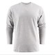 Heavy t-shirt LS Heren grijs mele