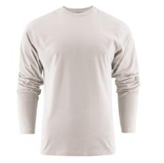 Heavy t-shirt LS Heren zand