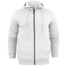 Hoody met rits Heren white